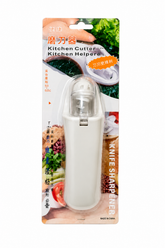 2-in-1 Manual Knife Sharpener – Portable Kitchen Blade Sharpener