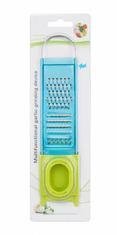 Multifunctional Garlic Grater & Slicer with Food Holder