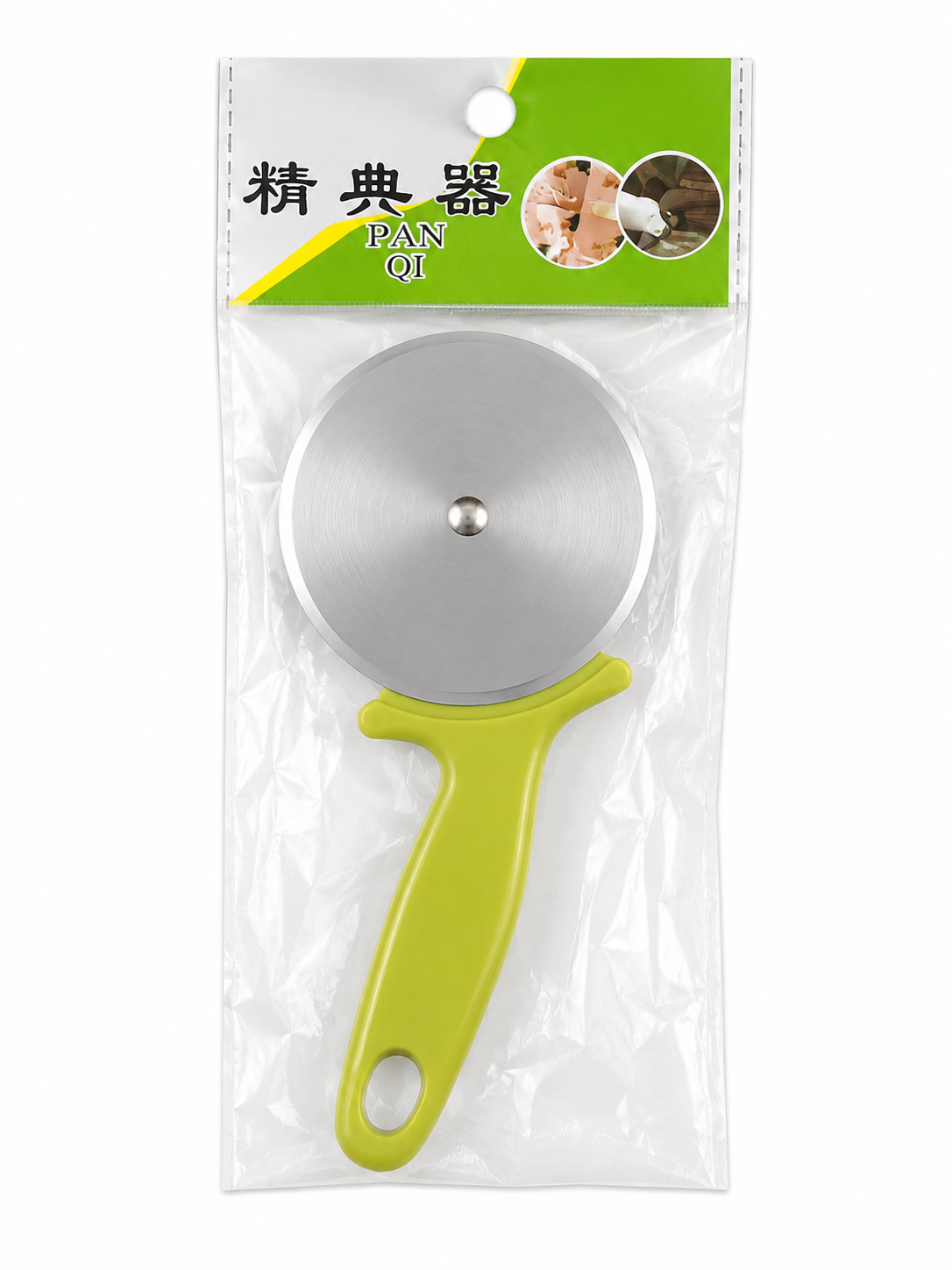 Stainless Steel Pizza Cutter Wheel – Ergonomic Kitchen Pizza Slicer