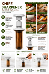 Press Down Manual Knife Sharpener