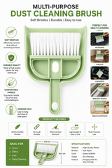 Mini Hand Dustpan Brush Set – Multi-Purpose Cleaning Brush